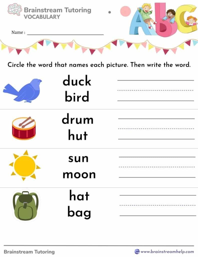 Sight Words: Practice Writing Sight Words - Brainstreamhelp