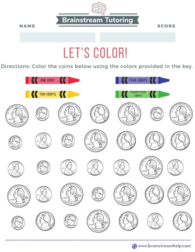 Coloring Coins - Brainstreamhelp