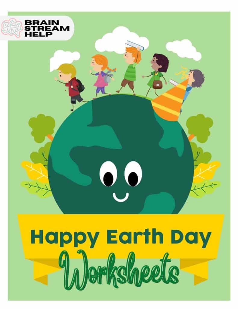 Earth Day Coloring and Writing Worksheet