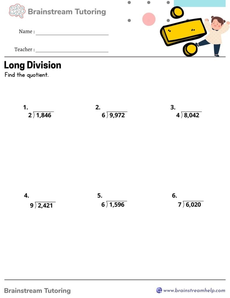 Grade Five Long Division 150 Cover 1