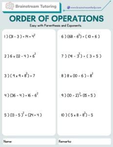 Pemdas With Nested Parenthesis