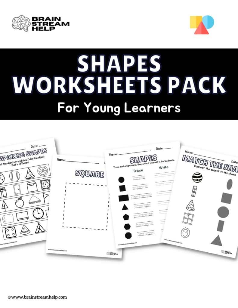 Shapes Worksheets Pack