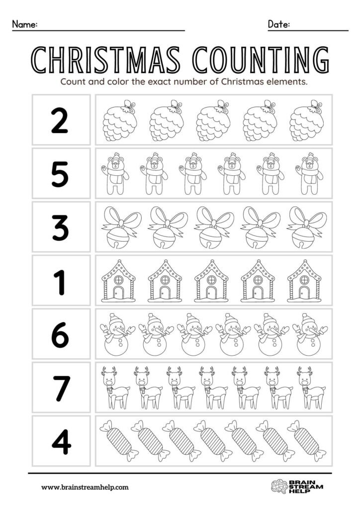 Santa’s Workshop: Fun Free Printable Christmas Worksheets for Kids ...