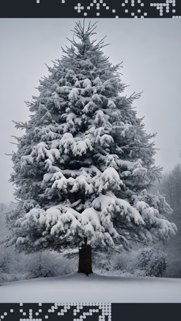 Brown Modern Christmas Phone Wallpaper